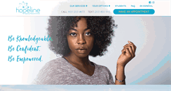 Desktop Screenshot of hopelineprc.org
